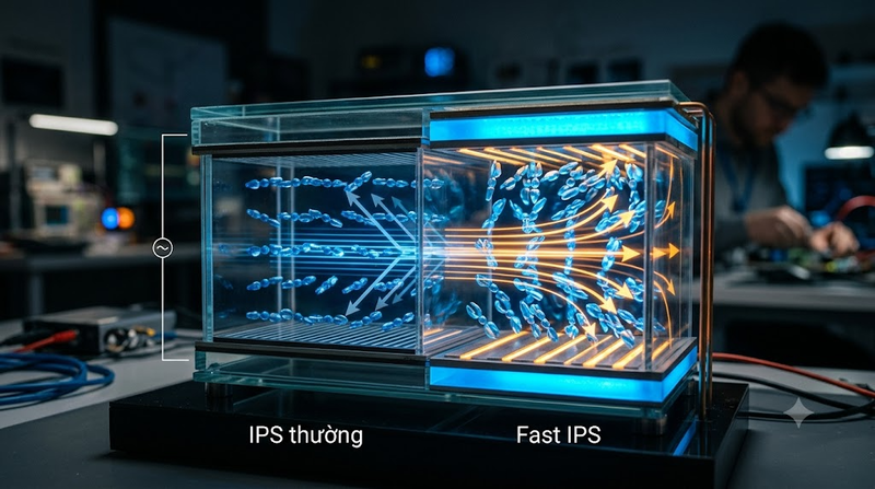 Tấm nền Fast IPS là gì? Nguyên lý kỹ thuật & cơ chế đột phá